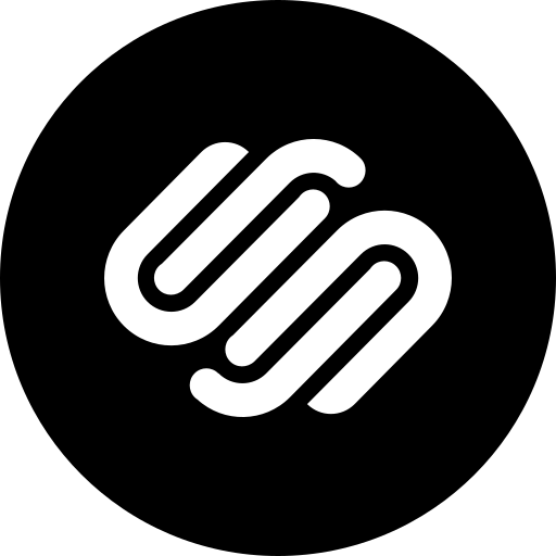 Circle, round icon, squarespace icon